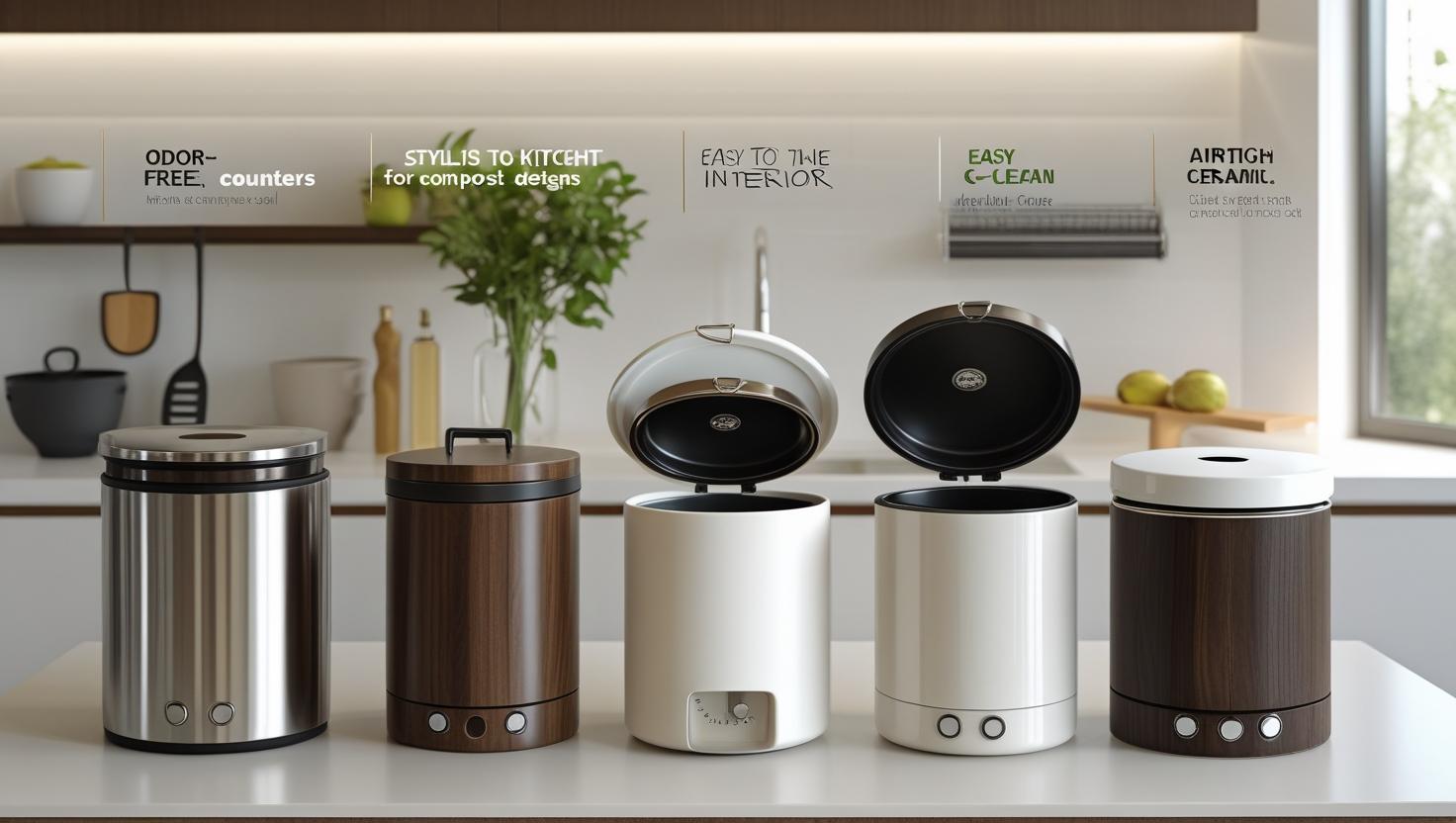 Kitchen Counter Compost Bins